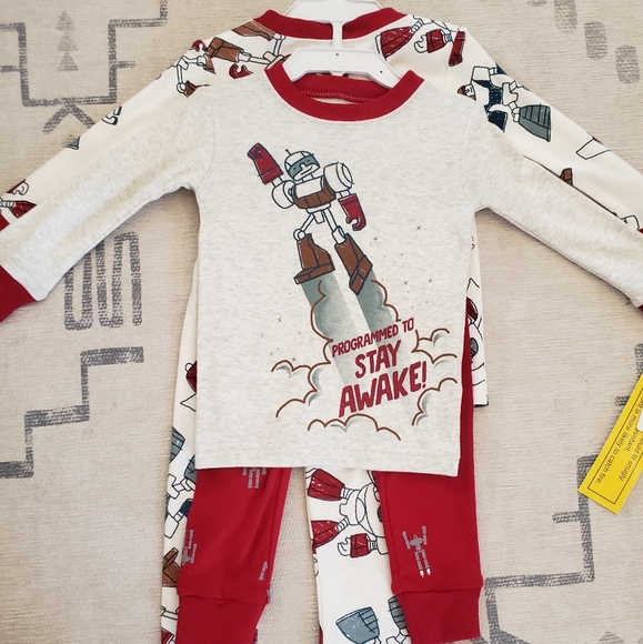 Set Of 5 Carters And Old Navy Pajama Sets - Picture 6 of 6